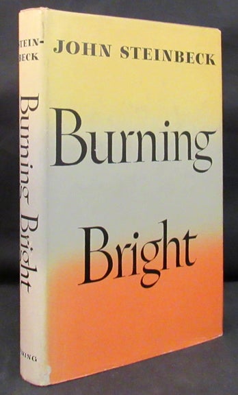 Item #13127 BURNING BRIGHT, A Play. John Steinbeck