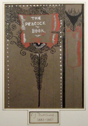 AN ORIGINAL PAINTING BY EDWARD J. DETMOLD FOR THE COVER ART TO “THE PEACOCK BOOK”