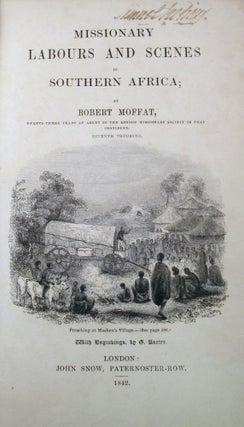 MISSIONARY LABOURS AND SCENES IN SOUTHERN AFRICA