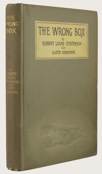 Item #22132 THE WRONG BOX. Robert Louis Stevenson, Lloyd Osbourne