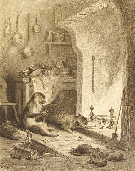 FABLES DE LA FONTAINE AVEC LES DESSINS DE GUSTAVE DORE | Doré