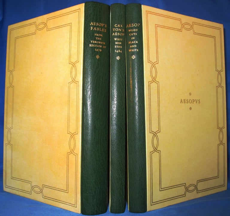 Item #24302 THE FABLES OF AESOP. Officina Bodoni, Fine Press Aesop