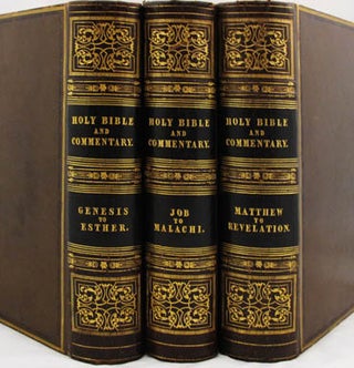 The Holy Bible, the Text According to the Authorized Version and a Commentary from Henry and Scott with Numerous Observations and Notes from Other Authors; Also the Marginal References, Maps of the Countries Mentioned in Scripture & Various Useful Tables