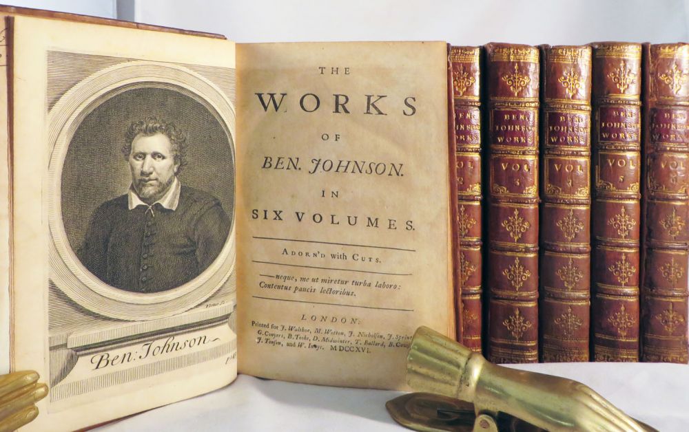 Item #25512 THE WORKS OF BEN JONSON. With a Biographical Memoir by William Gifford. Ben Jonson.