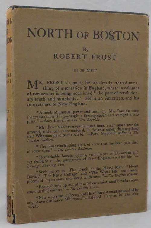 Item #25907 NORTH OF BOSTON. Robert Frost