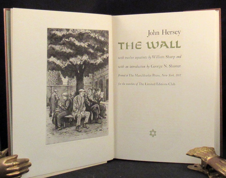 Item #26042 THE WALL. John Hersey, Limited Editions Club.