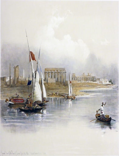 Item #26518 GENERAL VIEW OF THE. David Roberts, Middle East Egypt