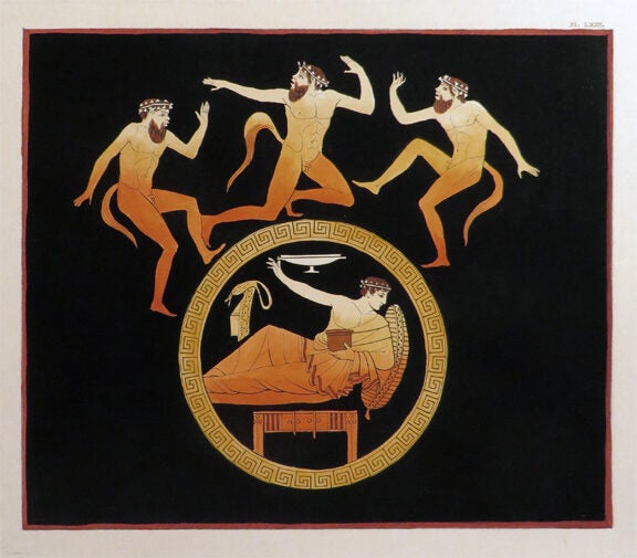 Item #26550 [An Original Hand-Coloured Aquatint. Antiquities, Art Prints, Sir William Hamilton