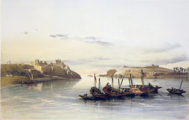 Item #26558 General View of Esouan. David Roberts, Egypt Nubia