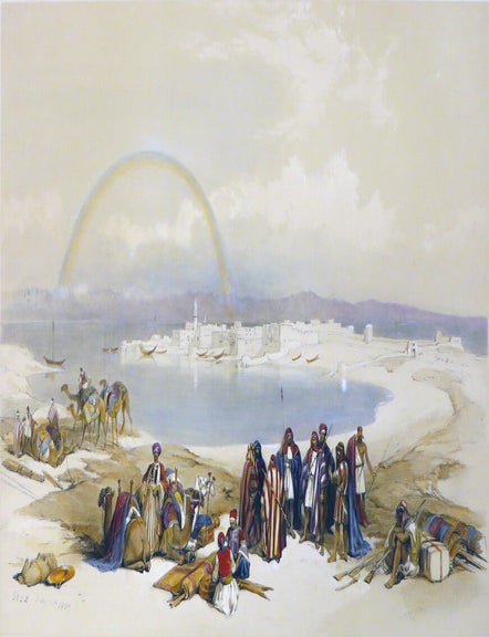 Item #26561 SUEZ [Being an Original. David Roberts, Sinai Egypt