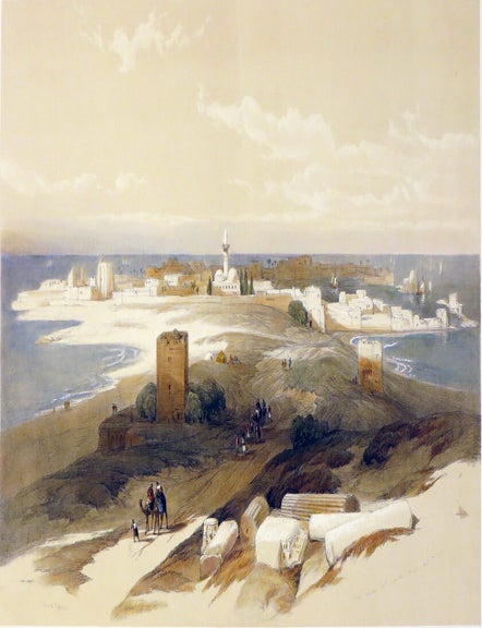 Item #26563 TYRE [Being an Original. David Roberts, Jordan Lebanon