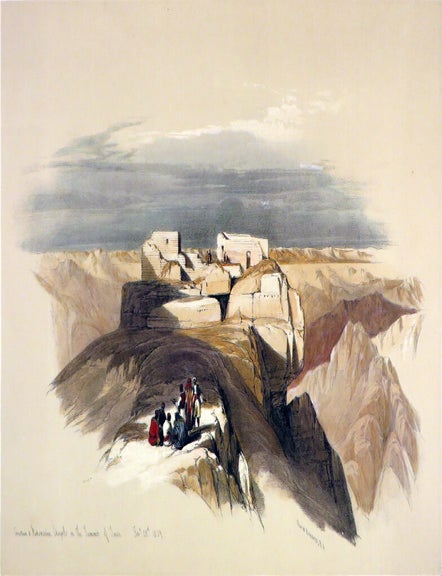 Item #26622 Christian and Mahometan Chapels. David Roberts, Egypt
