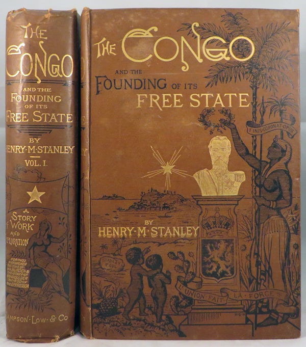 Item #28453 THE CONGO AND THE. Henry M. Stanley