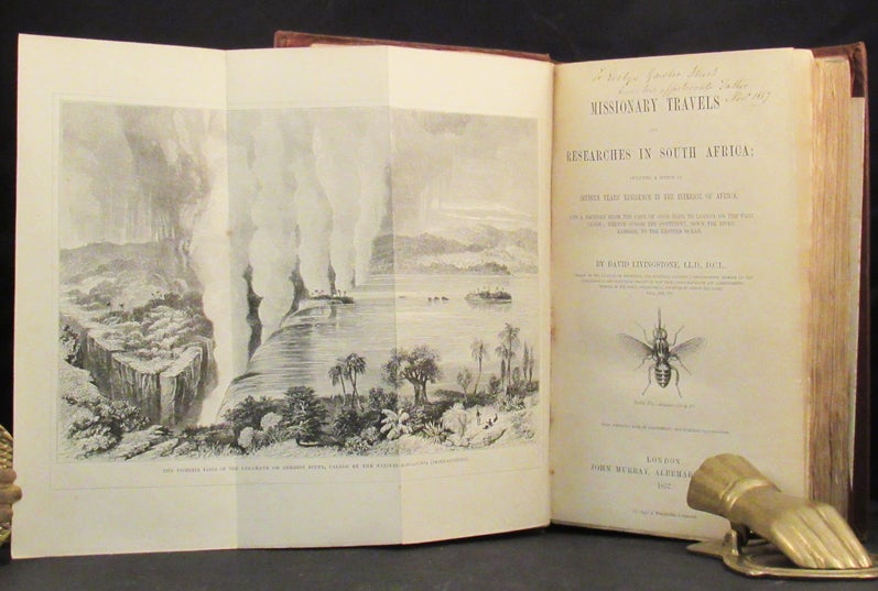 Item #28712 MISSIONARY TRAVELS AND RESEARCHES IN SOUTH AFRICA; Including a Sketch of Sixteen Years Residence in the Interior of Africa, and a Journey From the Cape of Good Hope to Loanda on the West Coast; Thence Across the Continent, Down the River Zambesi, to the Eastern Ocean. David Livingstone.