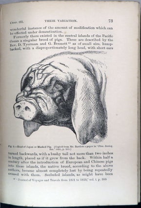 THE VARIATION OF ANIMALS AND PLANTS UNDER DOMESTICATION