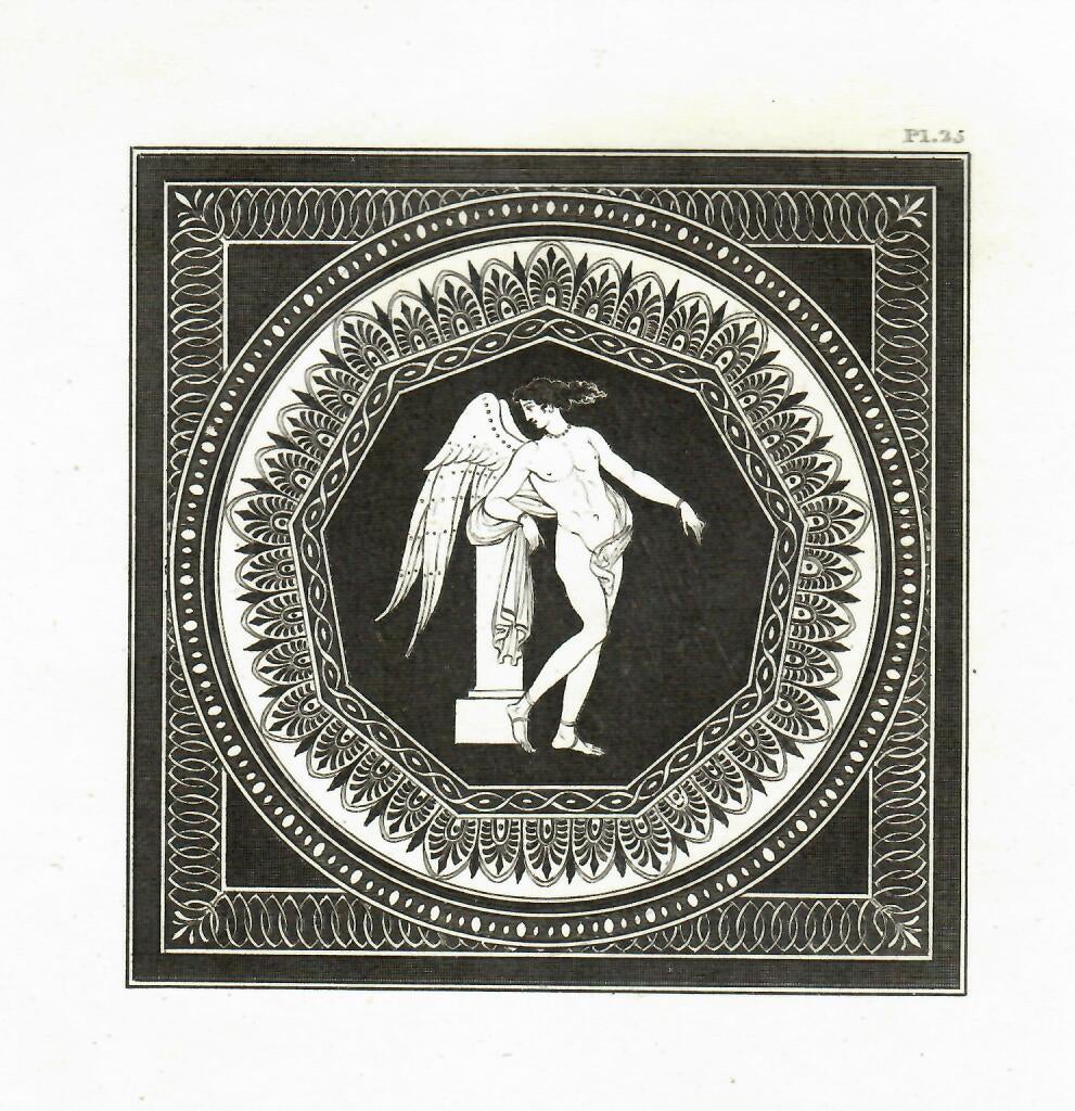 Item #29142 [An Original Engraving From] SIR WILLIAM HAMILTON'S OUTLINES FROM THE FIGURES AND COMPOSITIONS UPON THE Greek, Roman, AND ETRUSCAN VASES. Antiquities, Art Prints, Sir William Hamilton.