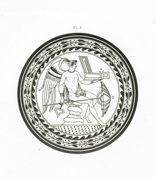 Item #29154 [An Original Engraving From] SIR WILLIAM HAMILTON'S OUTLINES FROM THE FIGURES AND COMPOSITIONS UPON THE Greek, Roman, AND ETRUSCAN VASES. Antiquities, Art Prints, Sir William Hamilton.