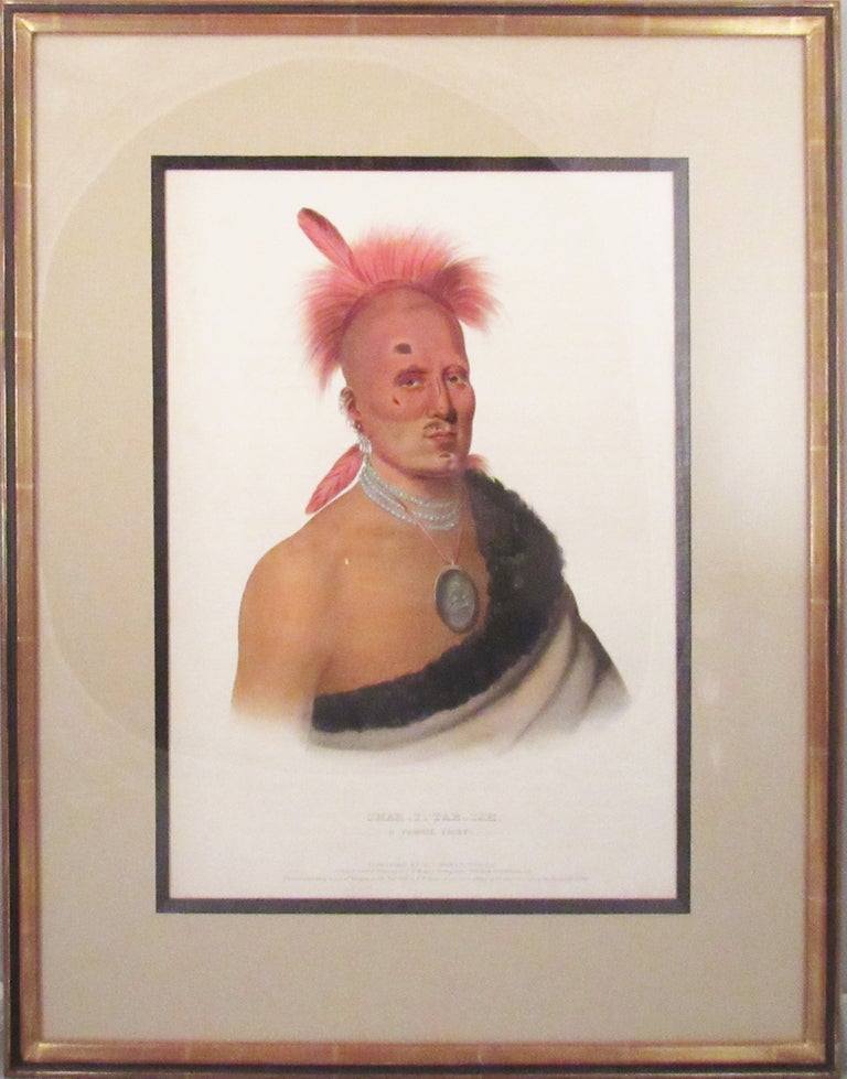 Item #29826 [Plate] SHAR-I-TAR-ISH. A Pawnee. Native American, Thomas L. McKenney, James Hall