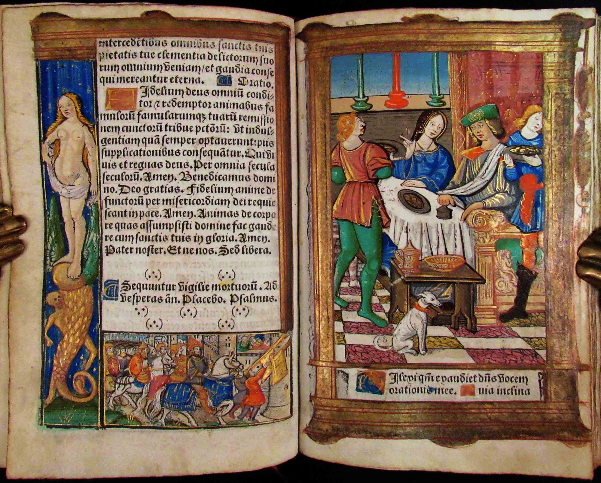 Item #29908 BOOK OF HOURS, Latin and French, Use of Rome. Latin Book of Hours, Use of Rome French.