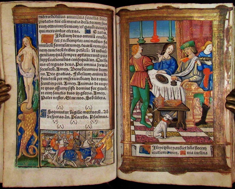 Item #29908 BOOK OF HOURS, Latin. Latin Book of Hours, Use of Rome French
