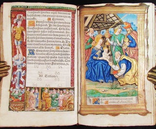 BOOK OF HOURS, Latin and French, Use of Rome