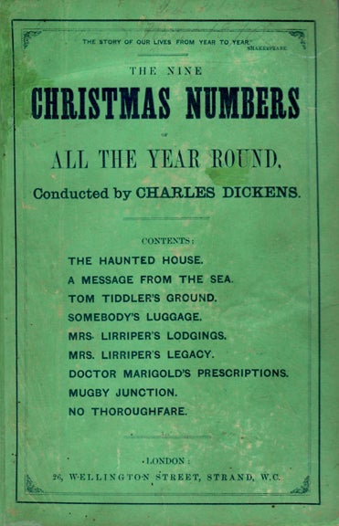Item #30328 THE NINE CHRISTMAS NUMBERS. Charles Dickens