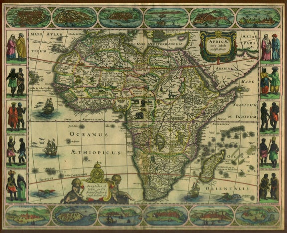 Item #30418 THE MAPPING OF AFRICA. A Cartobibliography of Printed Maps of the African Continent to 1700. Africa, Cartography, Maps, Richard L. Betz.