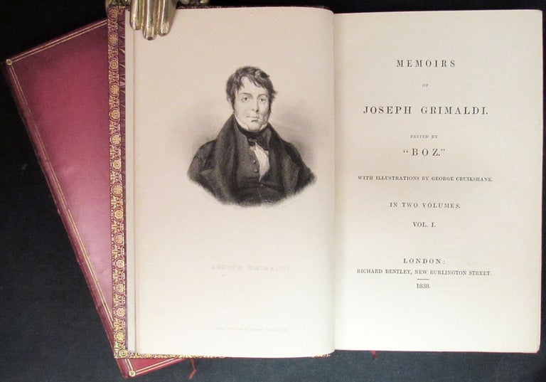 Item #30435 MEMOIRS OF JOSEPH GRIMALDI. Charles Dickens, ' ed 'Boz