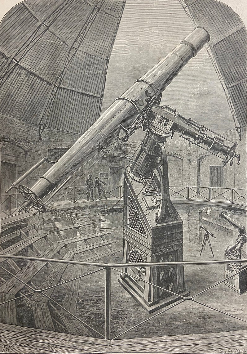 Item #30539 DESCRIPTION OF THE GREAT 27-IN. REFRACTING TELESCOPE and Revolving Dome, For the Imperial and Royal Observatory of Vienna. Designed and Constructed By Howard Grubb, F.R.A.S. Engineering Astronomy, Howard Grubb.