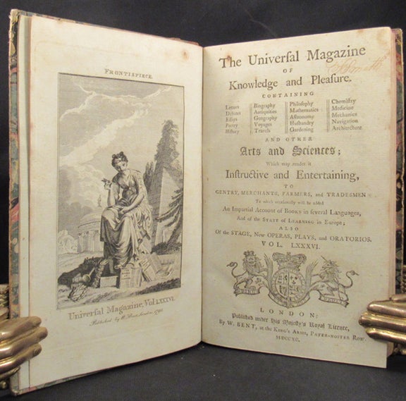 Item #31351 [THE ADDRESS OF THE. G. Washington, Capt. W. Bligh, William Harvey., Universal Magazine