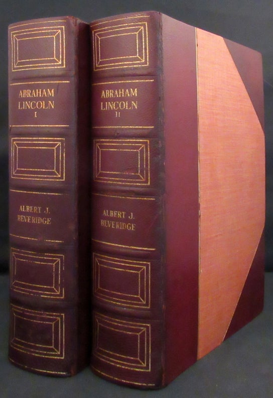 Item #31944 ABRAHAM LINCOLN 1809-1858. Lincoln, Albert J. Beveridge.