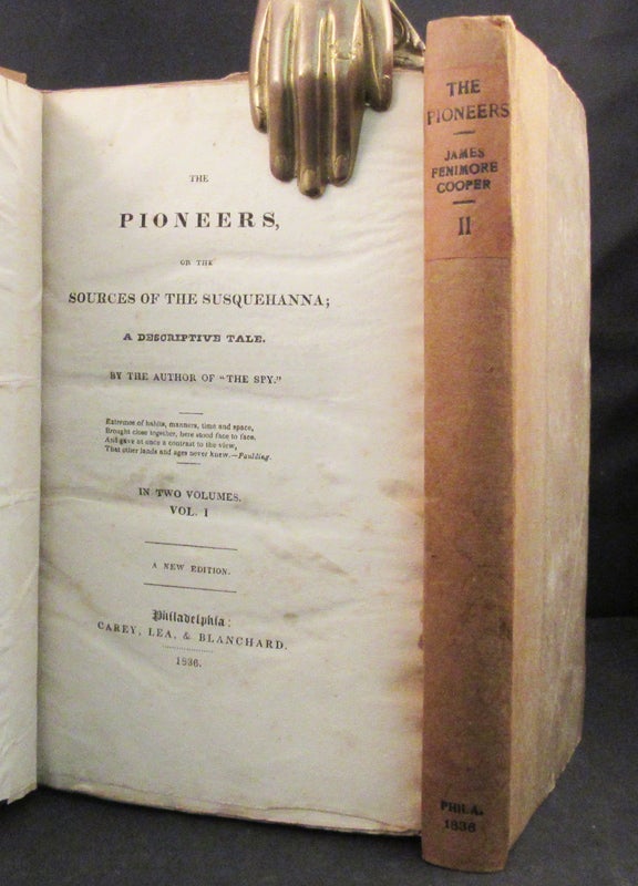Item #32093 THE PIONEERS, or The. James Fenimore Cooper
