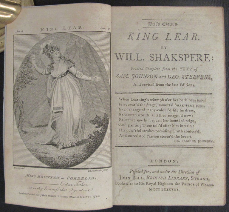 Item #32237 KING LEAR, By Will. William Shakespeare