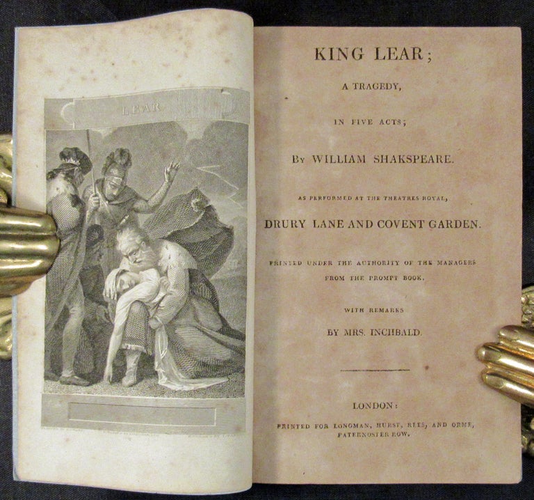 Item #32280 KING LEAR; A Tragedy. William Shakespeare