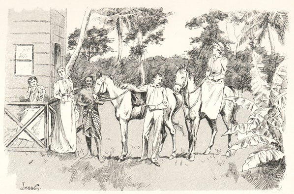 Item #32417 IN STEVENSON'S SAMOA. Robert Louis Stevenson, Marie Fraser