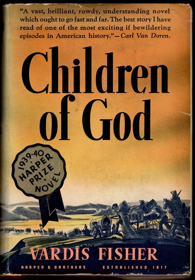Item #32454 CHILDREN OF GOD An. Vardis Fisher