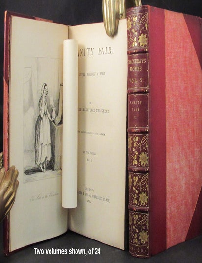 Item #32467 THE WORKS OF WILLIAM. William Makepeace Thackeray