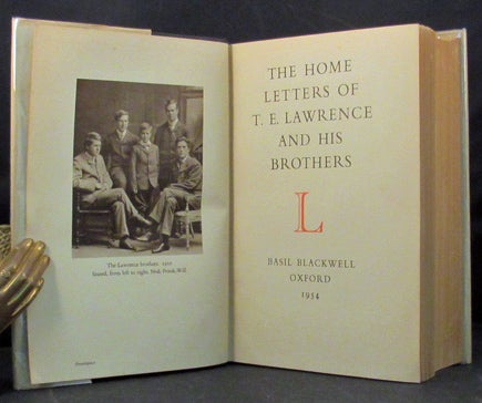Item #32868 THE HOME LETTERS OF. T. E. Lawrence, Basil Blackwell