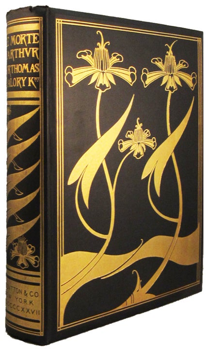 Item #32960 LE MORTE D'ARTHUR...Introduction by Prof. Rhys and a note on Aubrey Beardsley by Aymer Vallance. Beardsley, Thomas Malory.