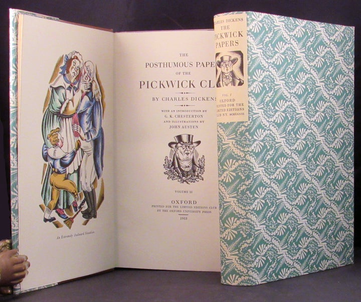 Item #33036 THE POSTHUMOUS PAPERS OF. John Austen, Charles Dickens