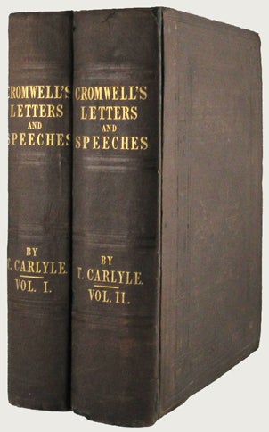 Item #33095 OLIVER CROMWELL'S LETTERS AND. Oliver Cromwell, Thomas Carlyle