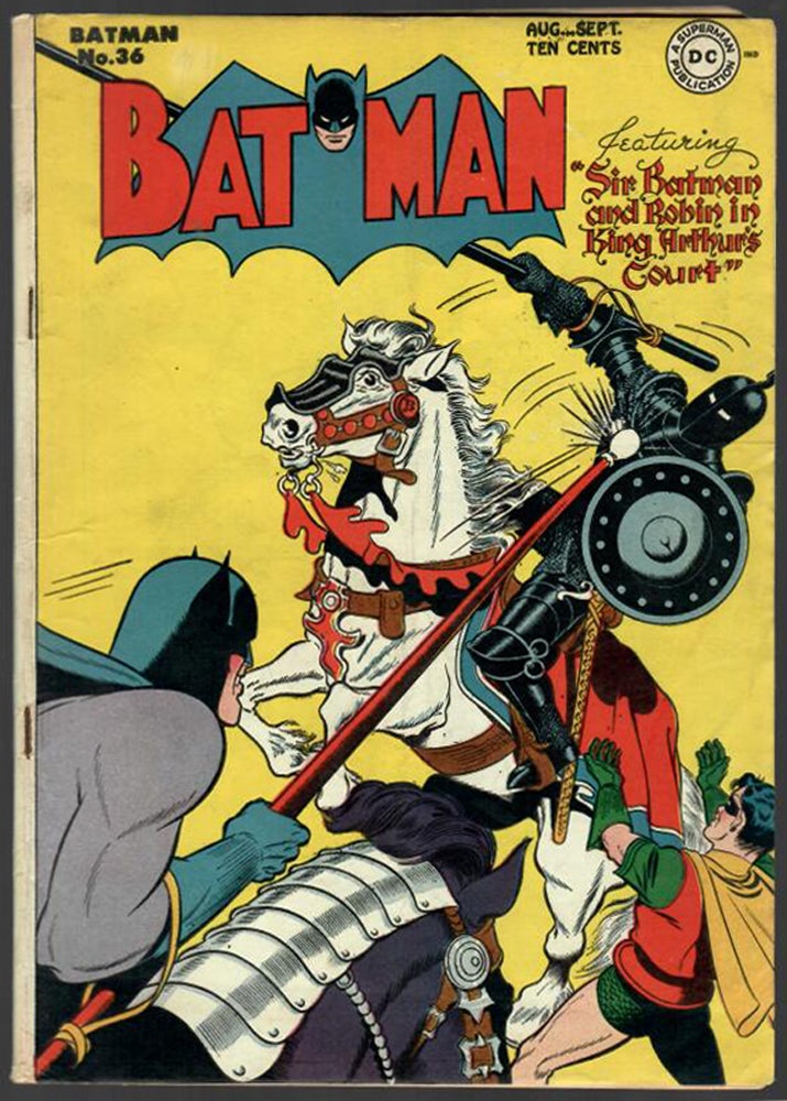 Item #33155 BATMAN No. 36. Volume. Batman No. 36, Don Cameron Script Writers: Alvin Schwartz,...