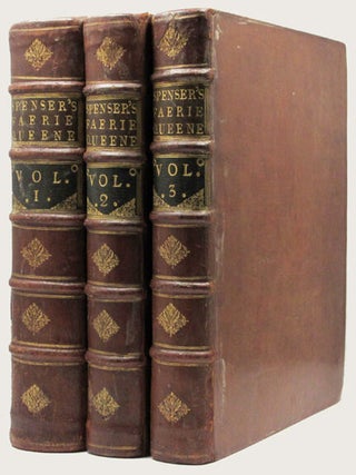 THE FAERIE QUEENE. With an exact Collation of the Two Original Editions, Published by Himself at London in Quarto; the Former containing the first Three Books printed in 1590, and the Latter the Six Books in 1596. To which are now added, A new Life of the Author [by Thomas Birch], and Also A Glossary. Adorn'd with thirty-two Copper-Plates, from the Original Drawings of the late W. Kent, Esq; Architect and principal Painter to his Majesty. [With,] Two Cantos of Mutabilitie: Which, Both for Forme and Matter, appeare to be a parcell of some following Booke of the Faerie Queene, under The Legend of Constancie. First Printed in the Edition at London 1609, in fol.