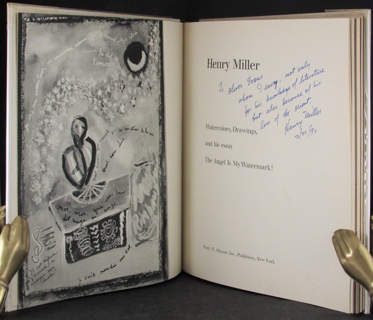 Item #33426 HENRY MILLER Watercolors, Drawings. Henry Miller