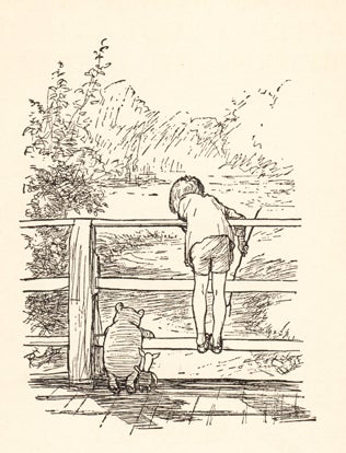 Item #33429 THE HOUSE AT POOH. A. A. Milne