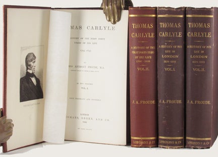 Item #33438 THOMAS CARLYLE. A History. Thomas Carlyle, James Anthony Froude