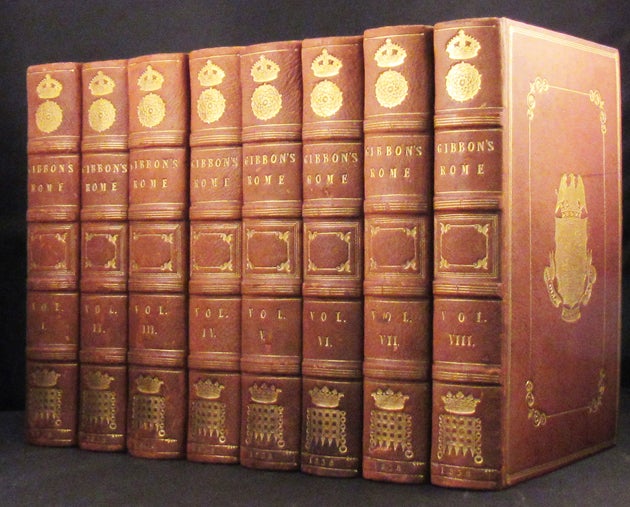 Item #70052 THE HISTORY OF THE DECLINE AND FALL OF THE ROMAN EMPIRE. Edward Gibbon.