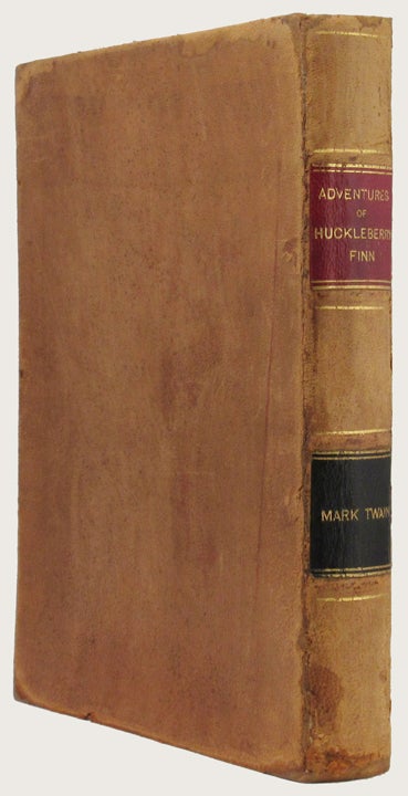 Item #8529 THE ADVENTURES OF HUCKLEBERRY. Mark Twain